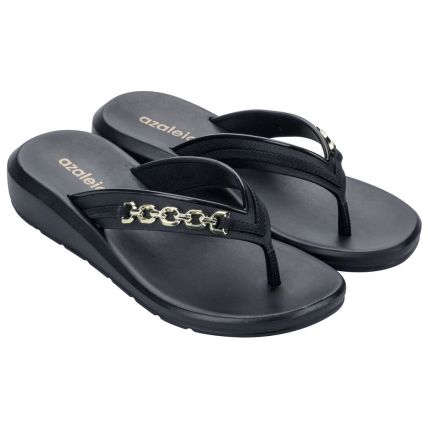 Tamanco Feminino Azaleia Zoe - 19239 - Preto - Atacado
