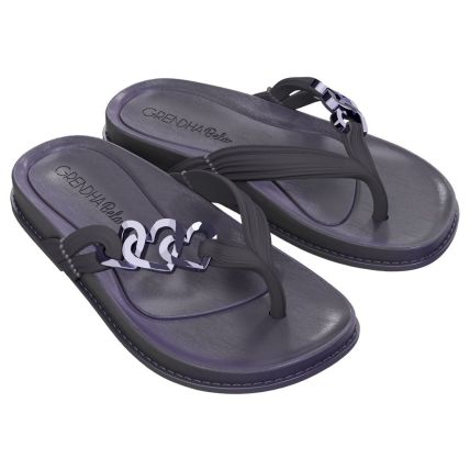 Rasteira Infantil Grendha Bela Elos De Amor - 19253 - Preto - Atacado