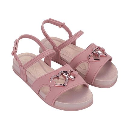 Sandalia Infantil Grendha Bela Elos De Amor - 19255 - Rosa Suave - Atacado