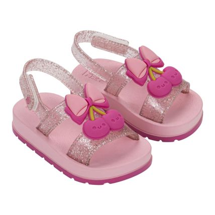 Sandalia Baby Zaxynina Cherry - 19265 - Rosa Medio/glitter - Atacado