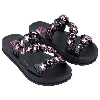 Chinelo Slide Infantil Zaxy Spot - 19268 - Preto - Atacado