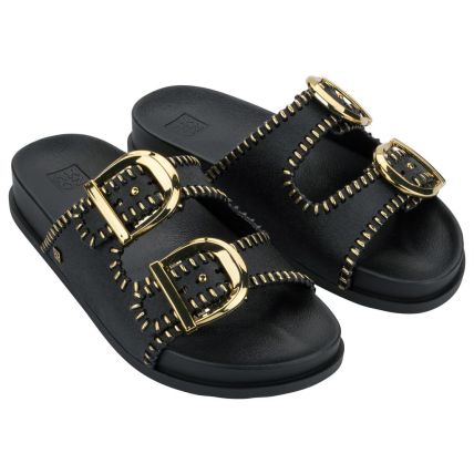 Chinelo Slide Feminino Zaxy Fire - 19281 - Preto - Atacado