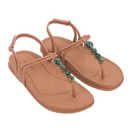 Sandalia Feminina Grendha Magnifica - 19288 - Marrom Make - Atacado