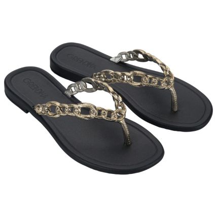 Rasteira Feminina Grendha Todo Dia Divina - 19289 - Preto - Atacado