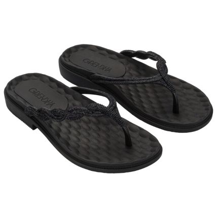 Rasteira Feminina Grendha Fascinante - 19291 - Preto - Atacado