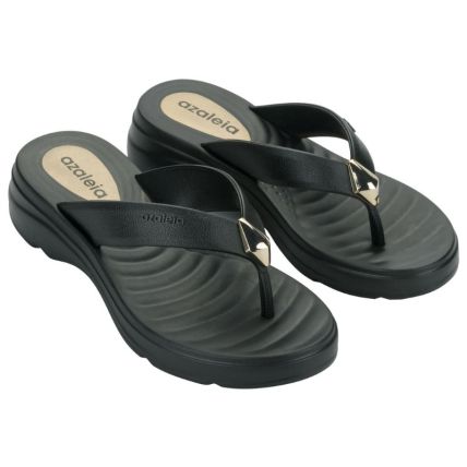 Tamanco Feminino Azaleia Luisa - 19300 - Preto - Atacado