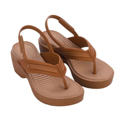 Sandalia Feminina Azaleia Ana - 19304 - Marrom Pecan/marrom Make - Atacado