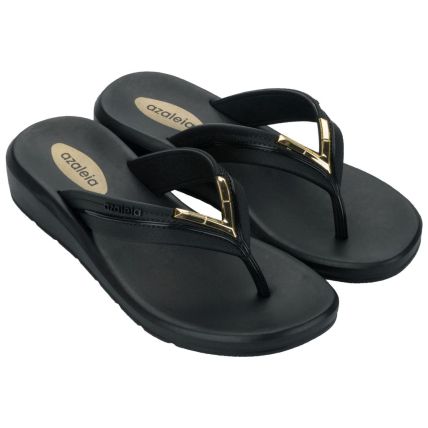 Tamanco Feminino Azaleia Cloe - 19306 - Preto - Atacado