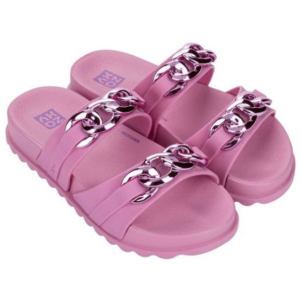 Chinelo Slide Infantil Zaxy On - 19308 - Rosa Chiclete - Atacado