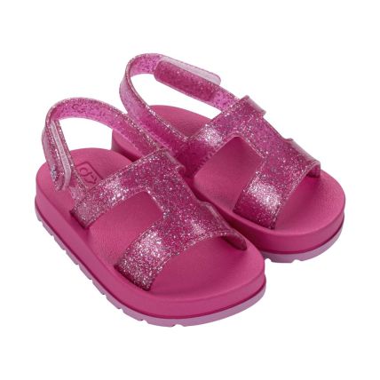 Sandalia Baby Zaxynina Hit - 19312 - Rosa Floral Medio - Atacado
