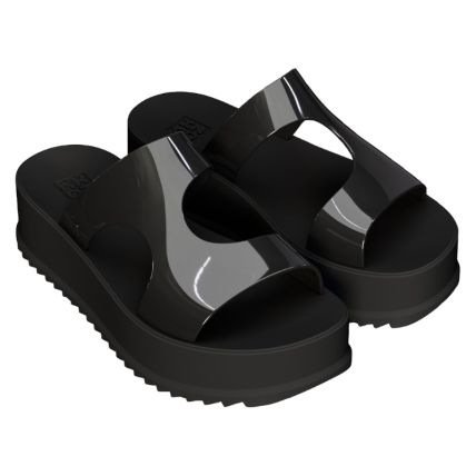 Tamanco Feminino Zaxy Like - 19327 - Preto - Atacado