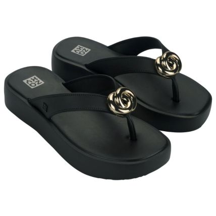 Tamanco Feminino Zaxy Hot New - 19338 - Preto/elo - Atacado