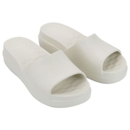 Chinelo Slide Feminino Zaxy Flow - 19341 - Off White Claro - Atacado