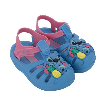 Sandalia Baby Disney Magic - 22303 - Azul/rosa - Atacado