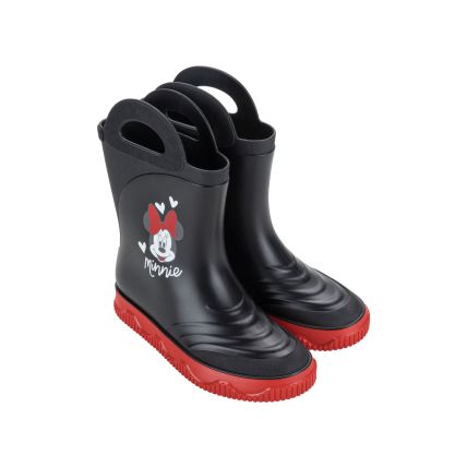 Galocha Infantil Minnie Funny - 23091 - Vermelho/preto - Atacado