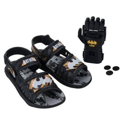 Sandalia Infantil Liga Da Justiça Action Hero - 23263 - Preto/preto - Atacado