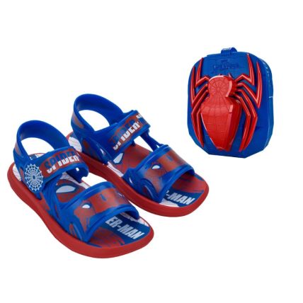 Sandalia Infantil Homem Aranha Adventure Bag - 23264 - Vermelho/azul - Atacado