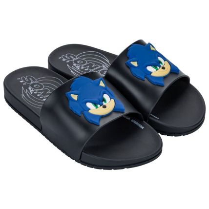 Chinelo Slide Infantil Sonic View - 23324 - Preto/preto - Atacado