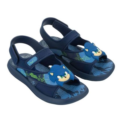 Sandalia Infantil Sonic Rush - 23353 - Azul Escuro/azul - Atacado