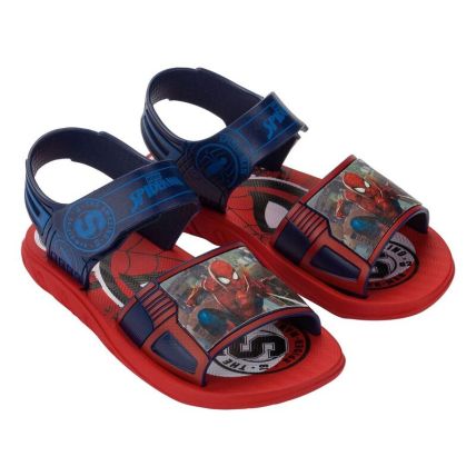 Sandalia Infantil Marvel Team - 23354 - Vermelho/azul - Atacado