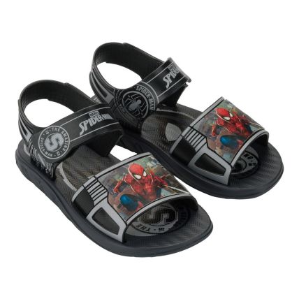 Sandalia Infantil Marvel Team - 23354 - Cinza/preto - Atacado