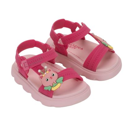 Sandalia Infantil A Casa Magica De Gabby Easy - 23368 - Rosa/rosa - Atacado