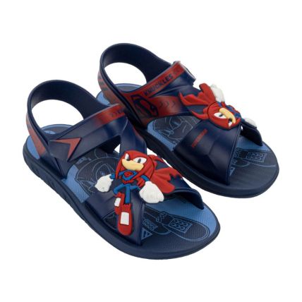 Sandalia Infantil Sonic E Dc Race Heroes - 23391 - Azul/vermelho - Atacado