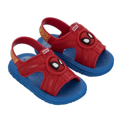Sandalia Baby Marvel Happy - 23400 - Azul/vermelho - Atacado