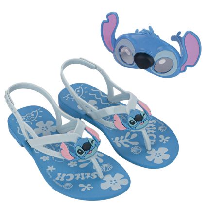 Sandalia Infantil Stitch Fantasy - 23405 - Azul/azul Claro - Atacado
