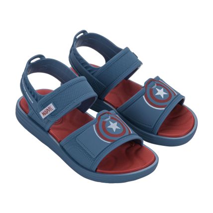 Sandalia Infantil Marvel Softech - 23409 - Azul/azul/vermelho - Atacado