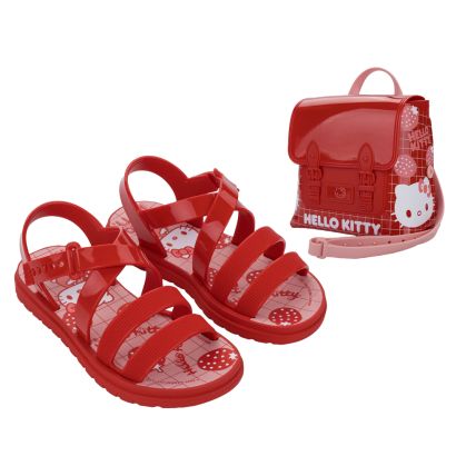 Sandalia Infantil Hello Kitty Sweet Bag - 23431 - Vermelho/vermelho - Atacado