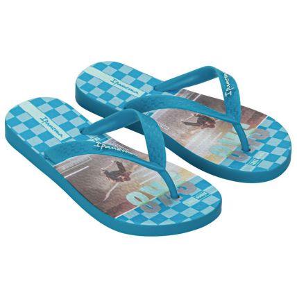 Chinelo Infantil Ipanema Temas - 25479 - Azul/cinza/verde - Atacado