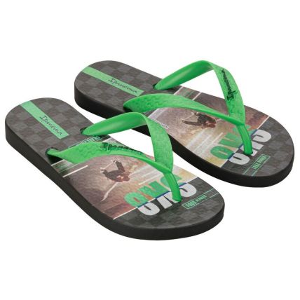 Chinelo Infantil Ipanema Temas - 25479 - Preto/verde/cinza - Atacado