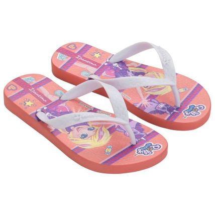 Chinelo Infantil Ipanema Polly E Max Steel - 26048 - Rosa/branco - Atacado