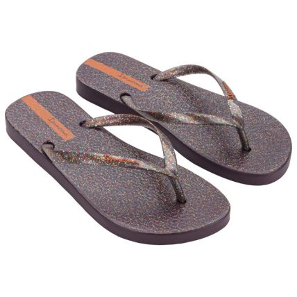 Chinelo Feminino Ipanema Glitter - 26481 - Bordo/glitter Misto - Atacado