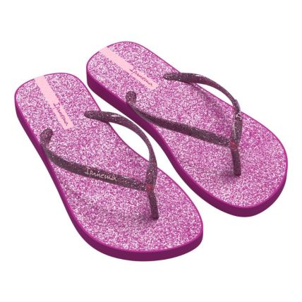 Chinelo Feminino Ipanema Glitter - 26481 - Rosa Medio/rosa Glitter - Atacado