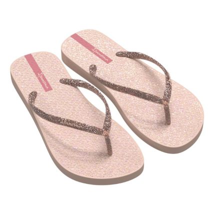 Chinelo Feminino Ipanema Glitter - 26481 - Rosa Claro/rosa Glitter - Atacado