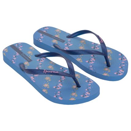 Chinelo Feminino Ipanema Oasis - 26571 - Azul/azul/rosa - Atacado