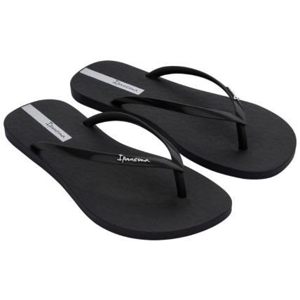 Chinelo Feminino Ipanema Easy - 26770 - Preto/preto - Atacado