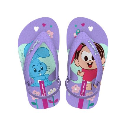 Chinelo Baby Ipanema Turma Da Monica - 26791 - Lilás/Lilás - Atacado