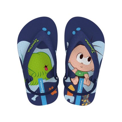 Chinelo Baby Ipanema Turma Da Monica - 26791 - Azul/Azul - Atacado