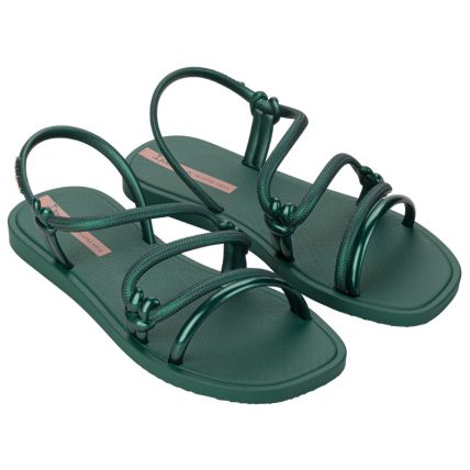 Sandalia Feminina Ipanema Solar - 26983 - Verde/verde Metalizado - Atacado