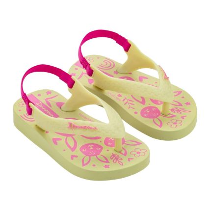 Chinelo Baby Ipanema Classic - 27011 - Verde/verde/rosa - Atacado