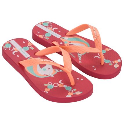 Chinelo Infantil Ipanema Fantasia - 27012 - Rosa/rosa Fluor/verde - Atacado