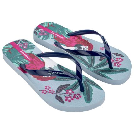 Chinelo Feminino Ipanema Orla - 27036 - Azul/azul/verde - Atacado
