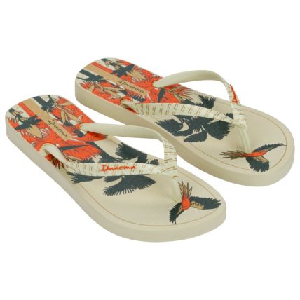 Chinelo Feminino Ipanema Orla - 27036 - Bege/verde/laranja - Atacado
