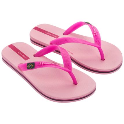 Chinelo Infantil Ipanema Brasil - 27045 - Rosa/rosa Fluor - Atacado