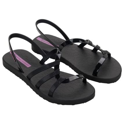 Sandalia Feminina Ipanema Diversa - 27234 - Preto/lilas - Atacado