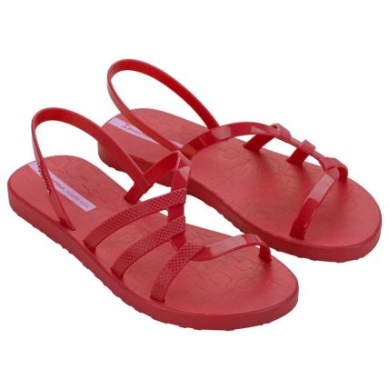 Sandalia Feminina Ipanema Diversa - 27234 - Vermelho/lilas - Atacado