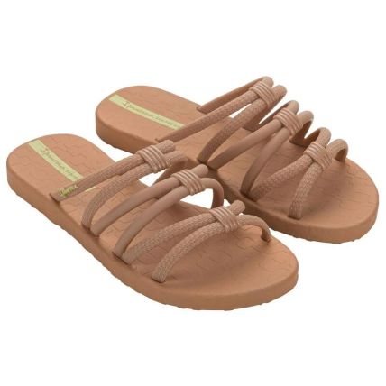 Chinelo Slide Feminino Ipanema Diversa - 27237 - Nude/amarelo - Atacado